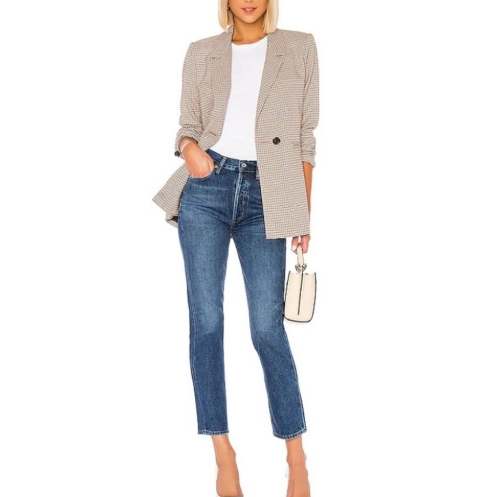 NWT Citizens Of Humanity Charlotte High Rise Straight Jeans In Dimple Sz 31